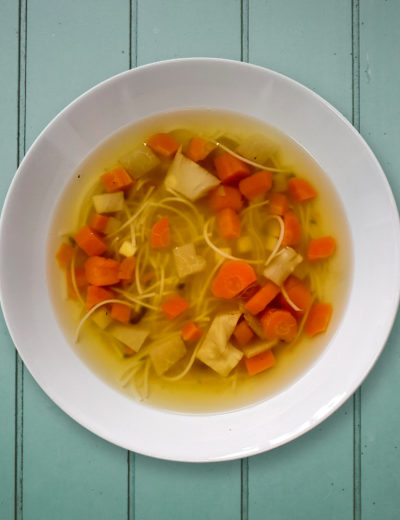 Zeleninová polievka s cestovinou
